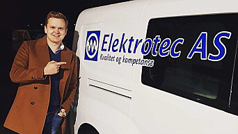 Hans Marius Andersen i Electrotec. Hans Marius Andersen i Electrotec.