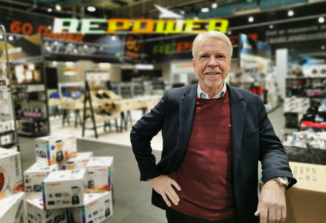 Daglig leder Pål Haugen i OmBrukt AS ved RePower-butikken på Alnabru. Foto: Stian Sønsteng Daglig leder Pål Haugen i OmBrukt AS ved RePower-butikken på Alnabru. Foto: Stian Sønsteng